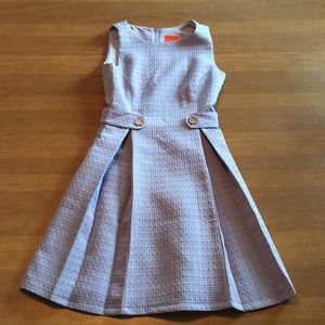 Modcloth retro mod 60s-style lavender fit & flare A-line dress office business